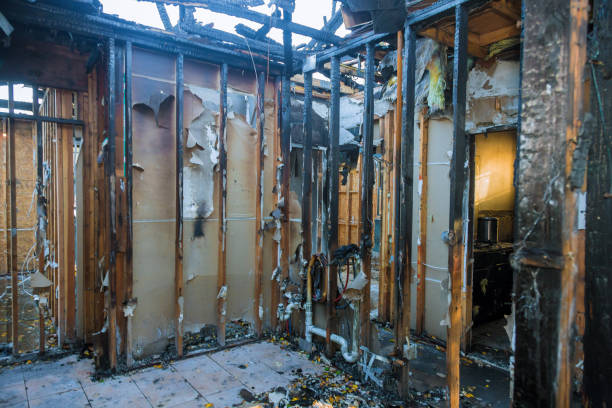 Professional Soot Cleanup technician working in Oakton, VA